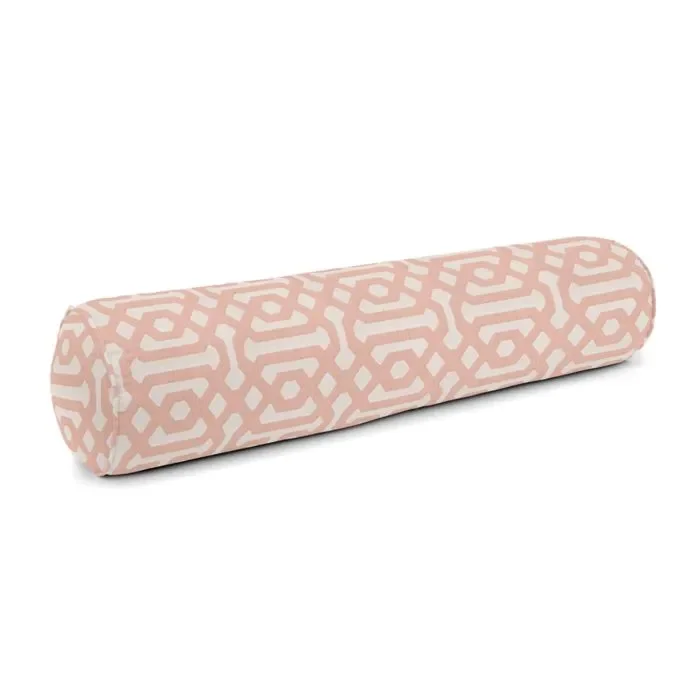 Bolster Pillow in Sunbrella® Fretwork – Cameo