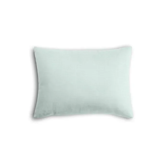 Boudoir Pillow in Classic Linen – Mint