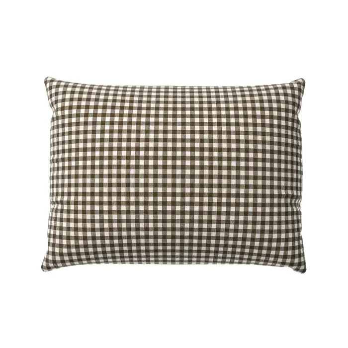 Boudoir Pillow in Gingham – Chestnut