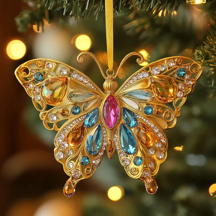 Butterfly Glow CW2310004CL Christmas Ornament