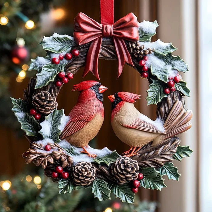 Cardinal Christmas CW1410001CL Christmas Ornament