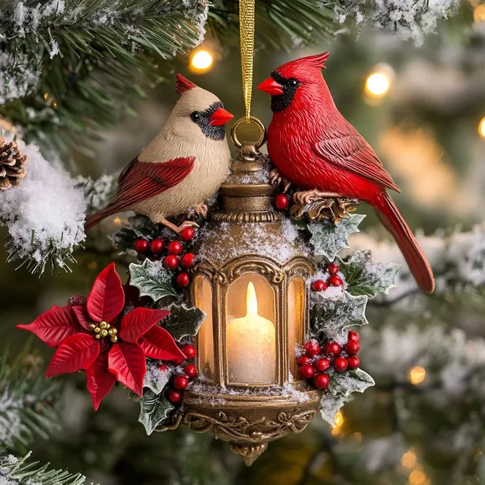 Cardinal Snow CW2110006CL Christmas Ornament