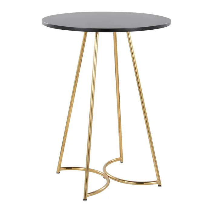 Cece – Counter Table – Gold Metal