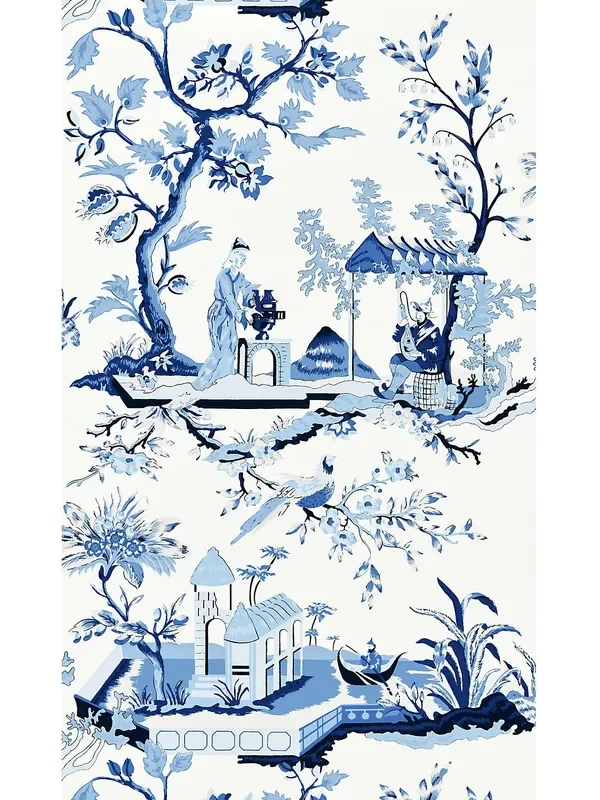 Ch’In Ling Wallpaper, Porcelain