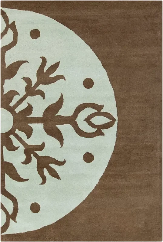 Chandra Allie All62 Brown / Blue Rugs