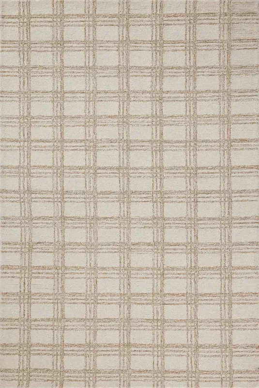 Chris Loves Julia x Loloi Polly Pol-12 Cream/Sand Rug