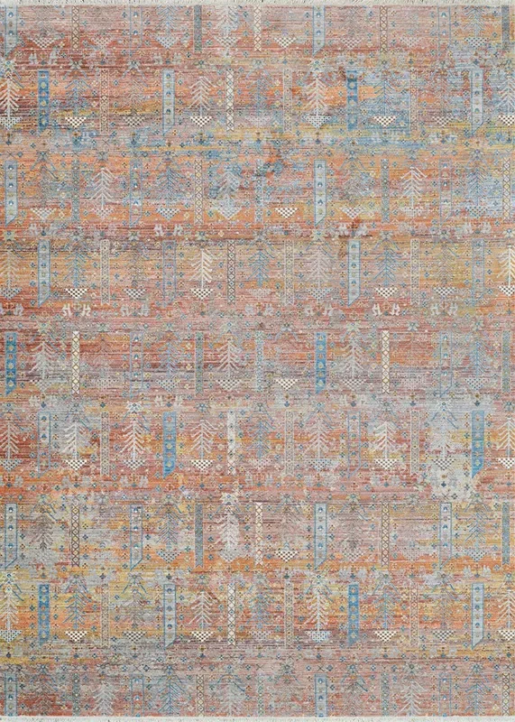 Couristan Halli Baktiari H676/4001 Brick-Honey-Mlt Rugs