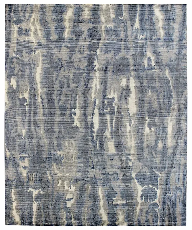 Cut & Loop Tiedye Handwoven Contemporary Rug, J47069