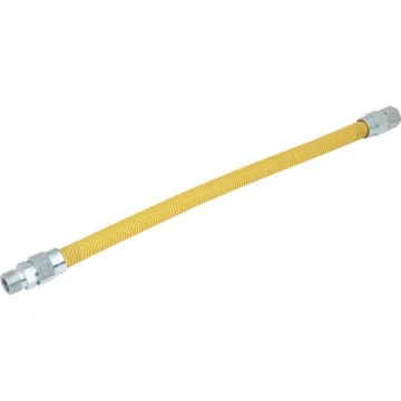Dormont Safety Shield Yellow Coated Gas Connector 3/4″ FIP x 3/4″ MIP 36″L