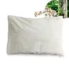 Dual Comfort Pillow, Organic Cotton and Hinoki Chips, Artisan Handmade (Fabric: Organic Cotton, Filling: Organic Cotton 100% 600g) 17 x 25 in (43 x 63 cm) NC