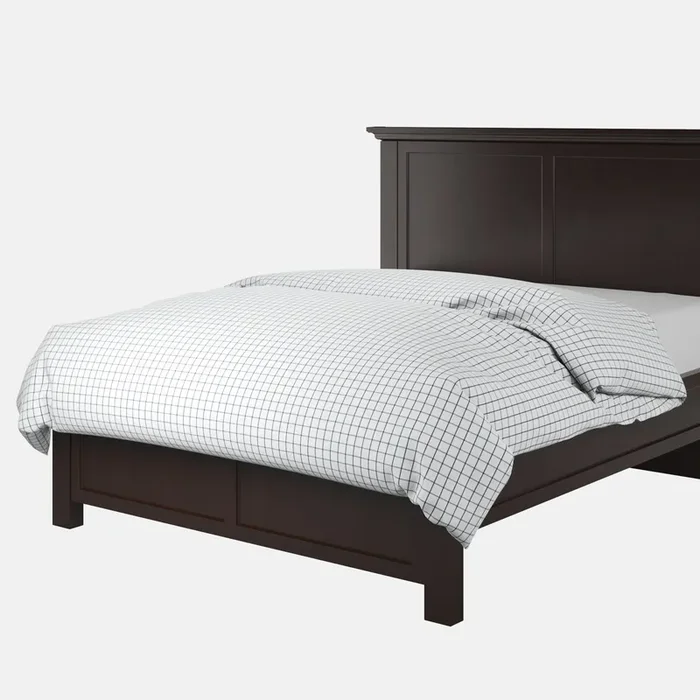 Duvet Cover in Check With Me – White
