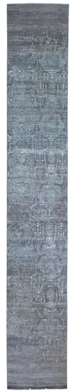 Erased Handwoven Transitional Rug, J67121