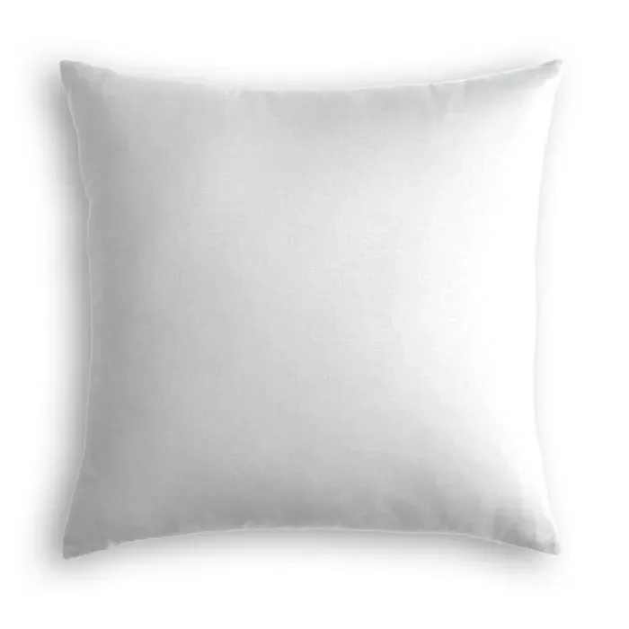 Euro Sham in Classic Linen – Silver