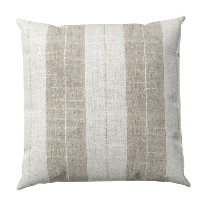 Euro Sham in French Laundry Stripe – Champagne