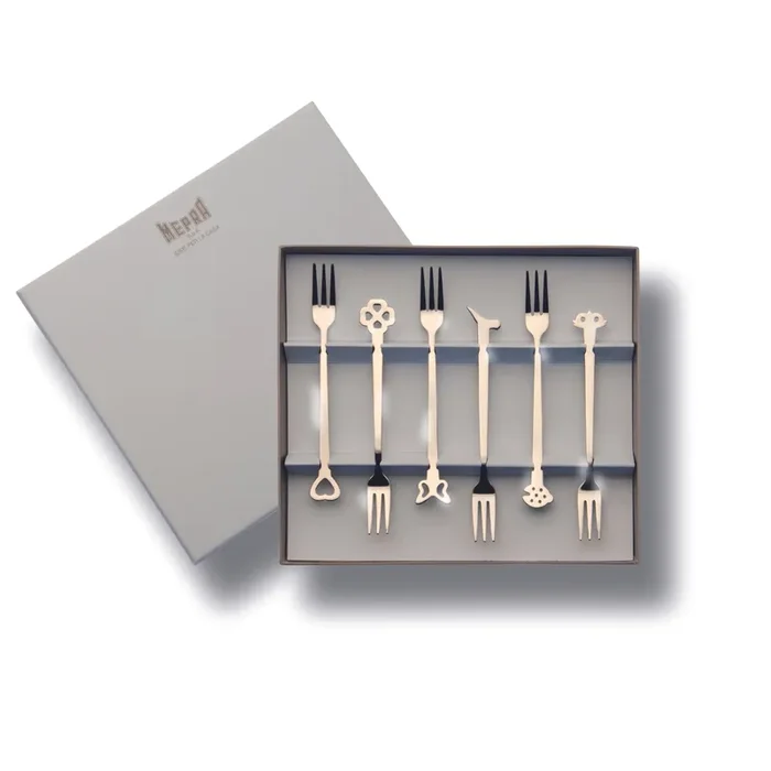 Evento Gift Box 6 Pcs Mini Forks
