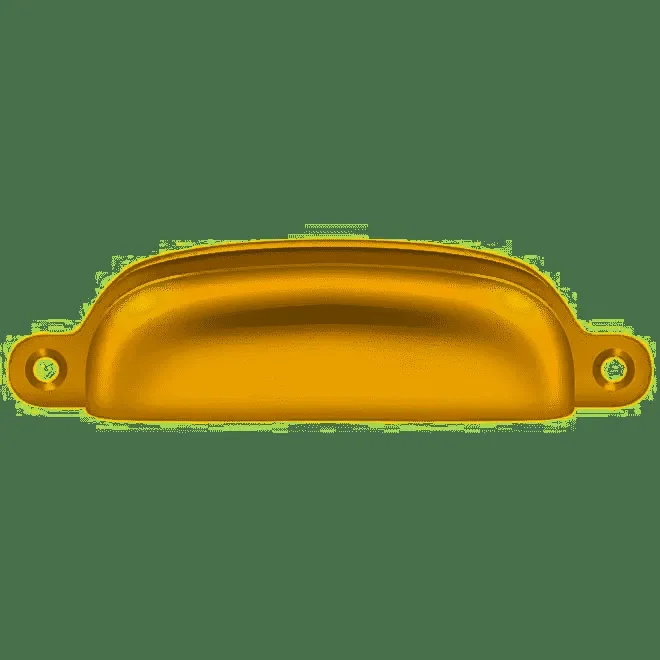 Exposed Shell Cup Pull 4 Inch (Several Finishes Available)