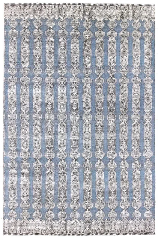 Fabric Handwoven Transitional Rug, J41644