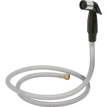 Faucet Sprayer Black/Chrome With 48″Clear Hose