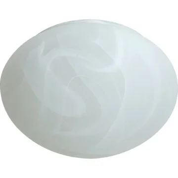 Faux Alabaster Mushroom Glass Lens 6″ Fitter Pack of 4