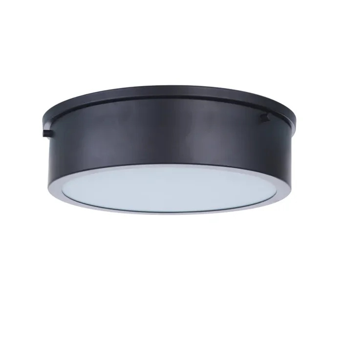 Fenn 1 Light 11″ LED Flushmount in Flat Black