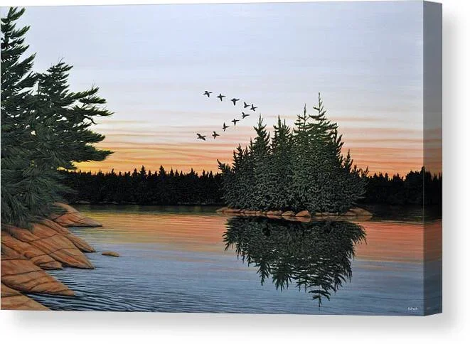 First Light Canvas Print