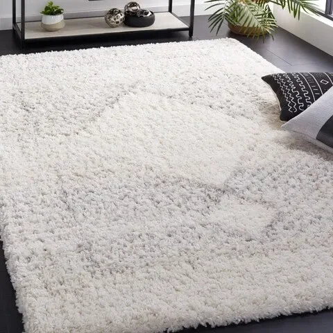 Fontana Shag FNT827A Ivory / Grey