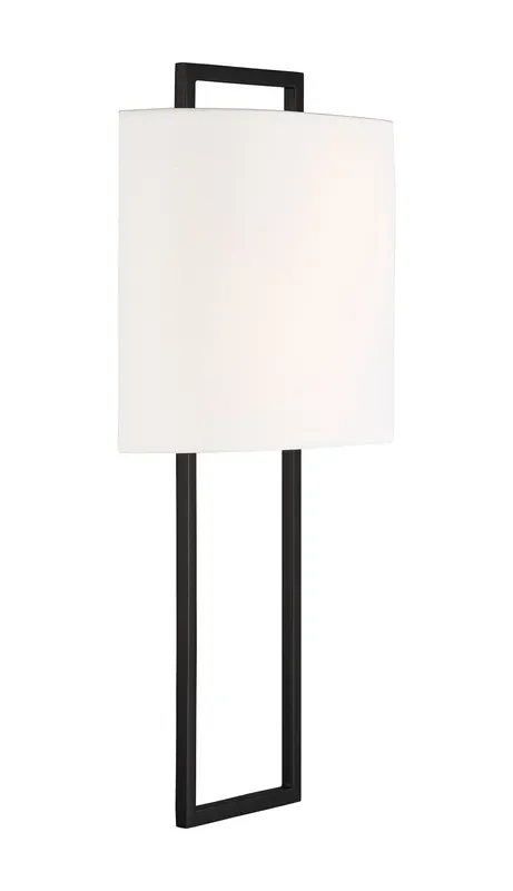 Fremont 2 Light Black Forged Sconce