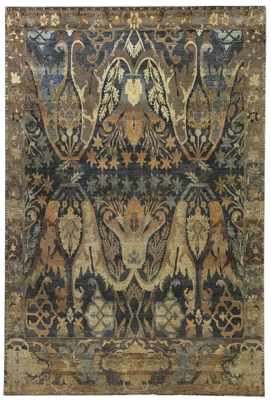 Garous Bijar Handwoven Tribal Rug, J77113