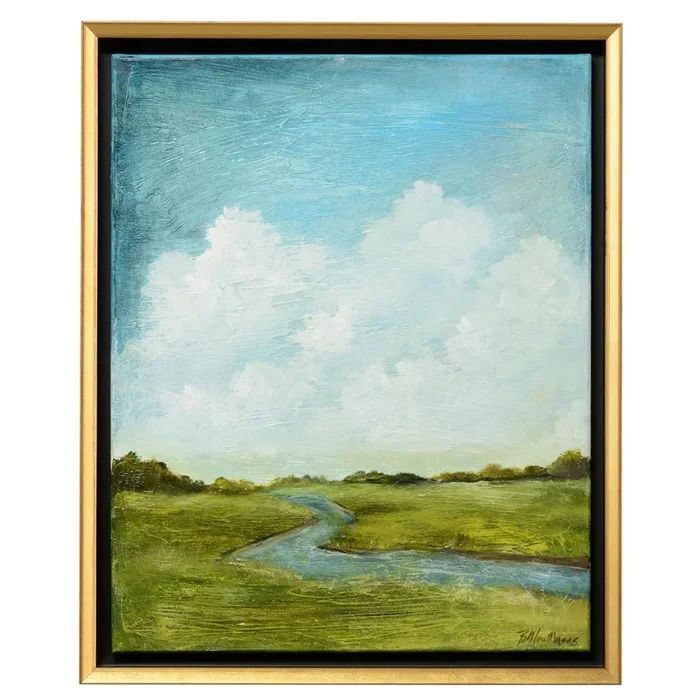 Golden Escape Oil Painting on Canvas