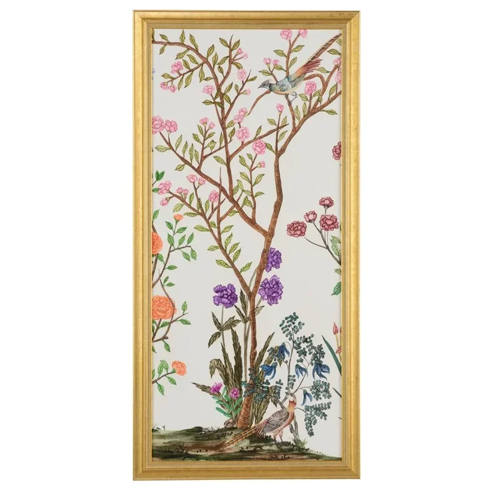 Golden Luxe Chinoiserie Art Print & Frame
