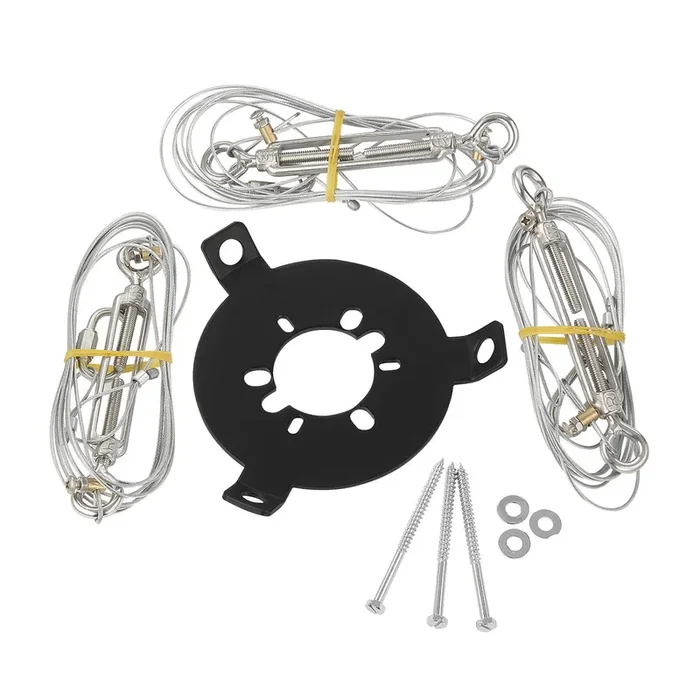 Guide Wire System in Flat Black