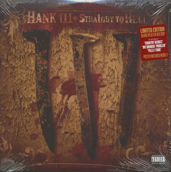 Hank Williams III Straight To Hell (2-LP, colored Vinyl, Ltd.)
