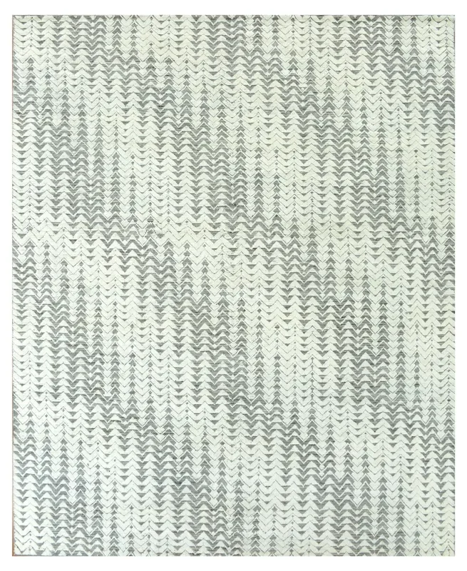 Herringbone Handwoven Contemporary Rug, J69048