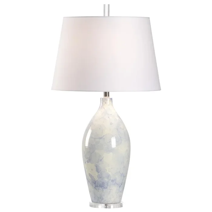 Italian Ceramic Bubble Water Table Lamp