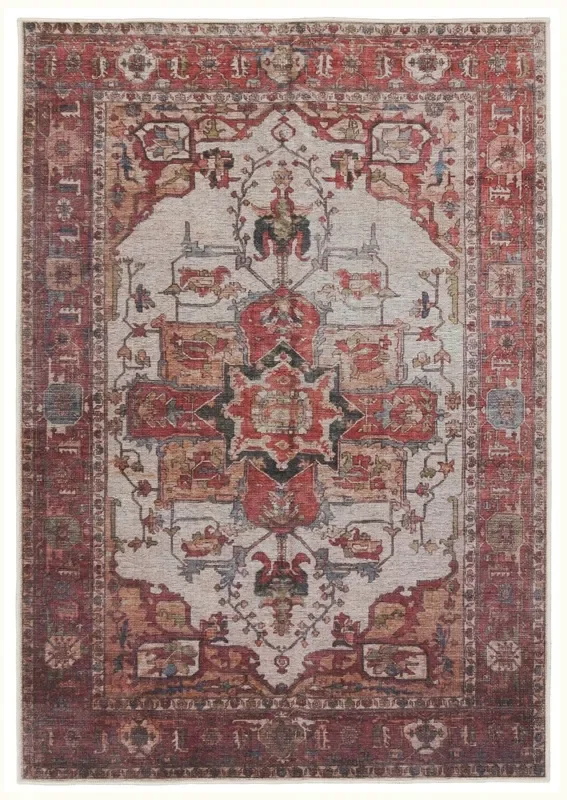 Jaipur Hepburn By Label J Hepburn Vin03 Rust/Beige Rug