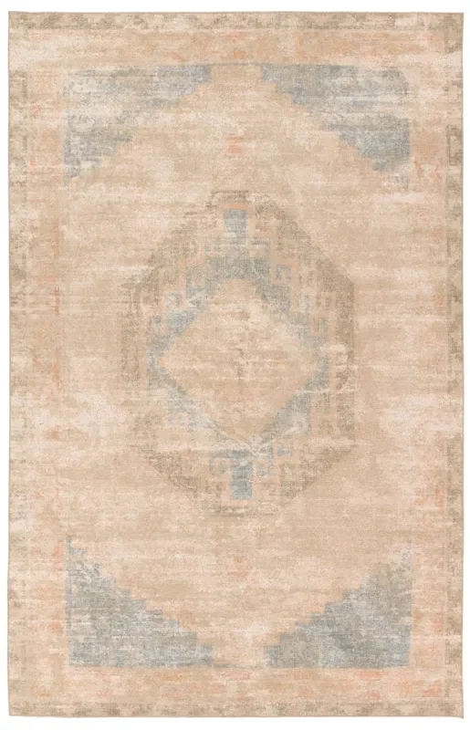Jaipur Kayell By Label J Kayell Eda01 Tan/Blue Rug