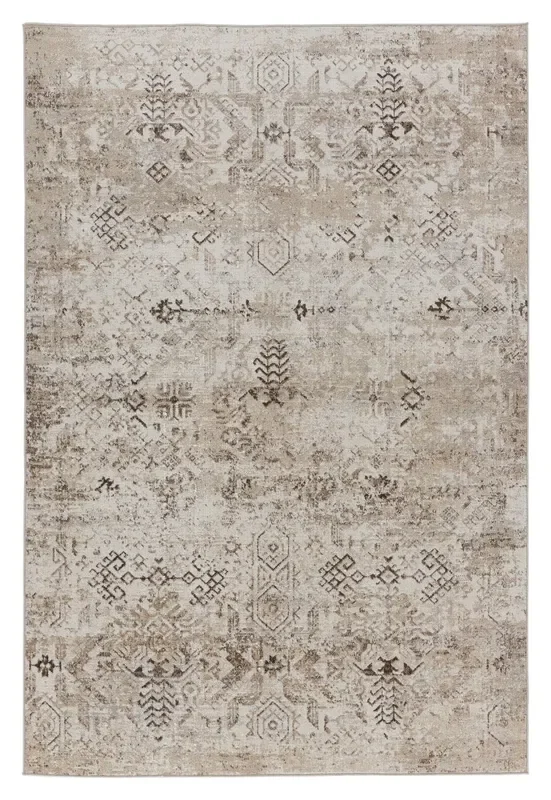 Jaipur Machine Washable Nadine Kati Ndn03 Brown Rug