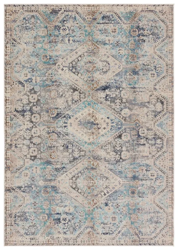 Jaipur Marquess By Label J Marquess Beq03 Blue/Gray Rug