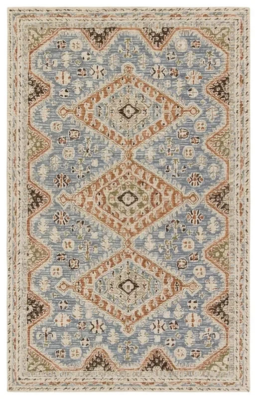 Jaipur Zascha By Label J Zascha Com17 Blue/Brown Rug