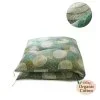 Japanese Futon Mattress, Artisan Handmade (Fabric : Premium Satin Cotton Ripple Pattern Green, Filling: Organic Cotton 100%)