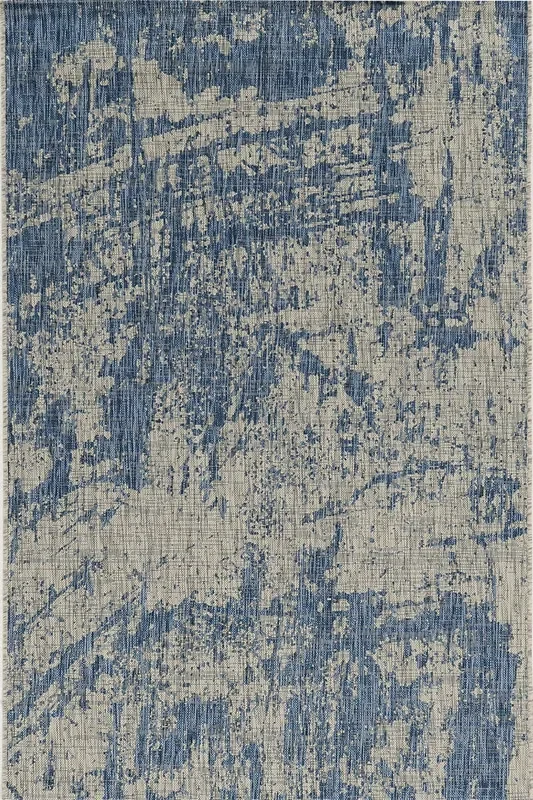 KAS Provo 5760 Strokes Grey / Denim Rugs