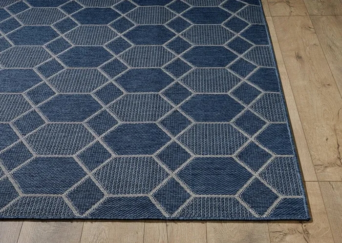 KAS Provo 5789 Geo Blue Rug
