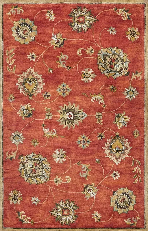 KAS Syriana 6008 Allover Mahal Sienna Rugs