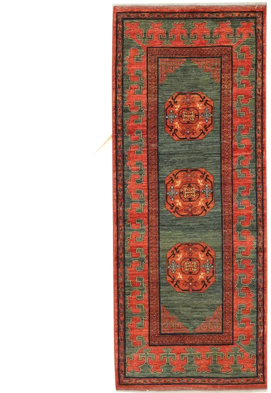 Khotan Handwoven Traditional Rug, J44637