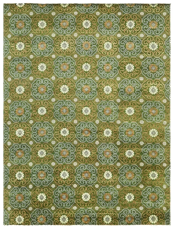 Khotan Handwoven Traditional Rug, J73628