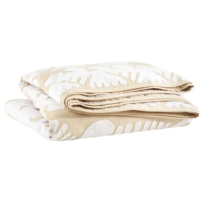 Knight Wood Cutwork Twin Coverlet