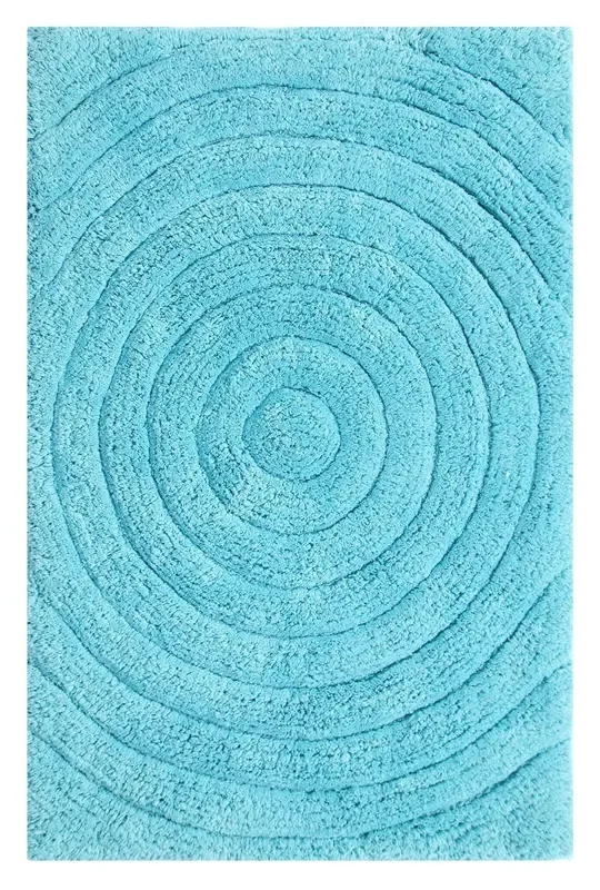 Knightsbridge Echo 220 GSF Non Skid Back Bath Rug 24 x 40 – Aqua