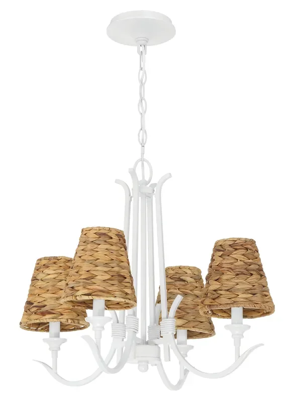 Kokomo 4 Light Chandelier in Matte White