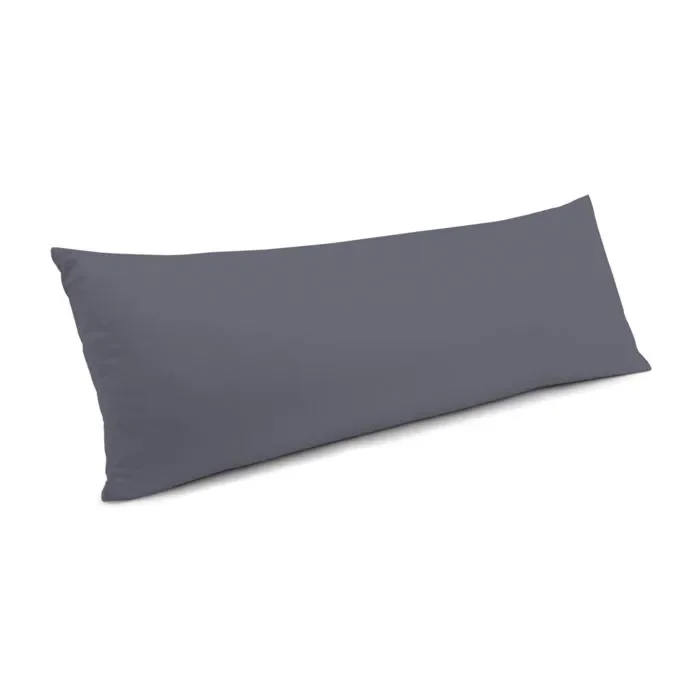 Large Lumbar Pillow in Sunbrella® Canvas – Charcoal