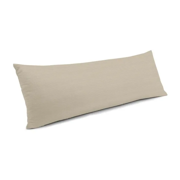 Large Lumbar Pillow in Sunbrella® Canvas – Flax